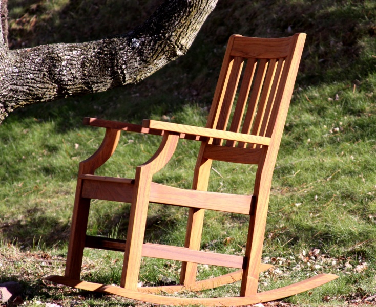 Avalon Teak Rocking Chair