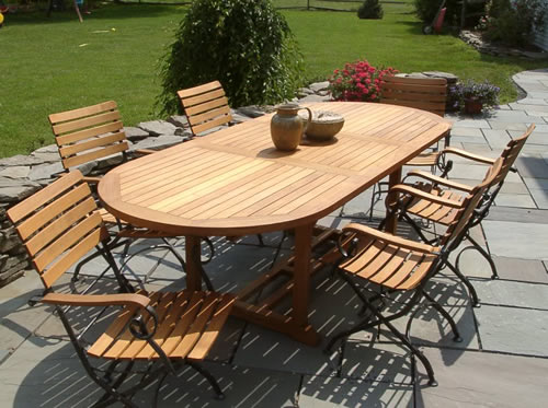 Folding Wrought Iron Chair