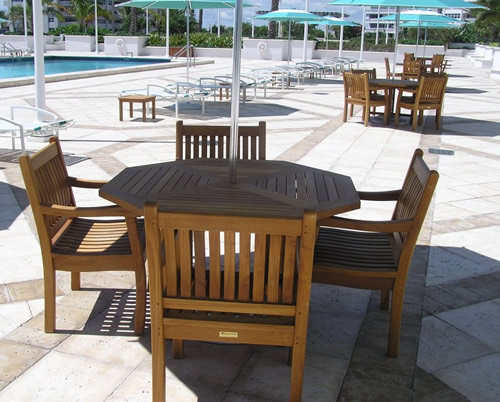 Octagonal Teak Tables Octagonal Teak Tables